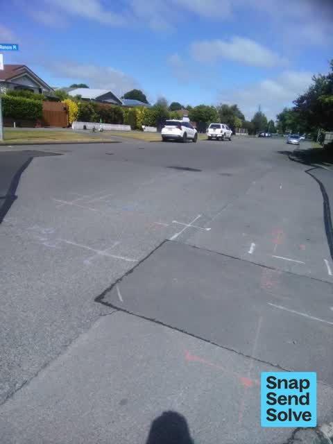 Damaged Road, a report photo