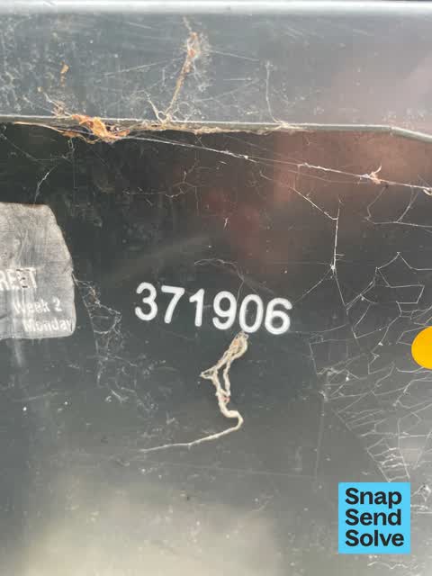 Rubbish and Bins - General, a report photo