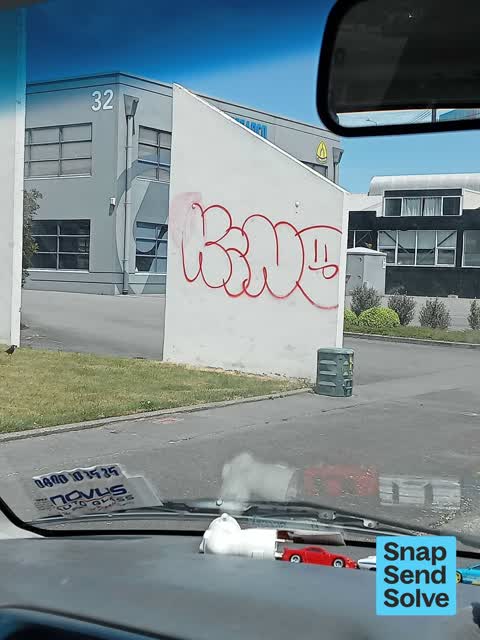 Graffiti somewhere else, a report photo