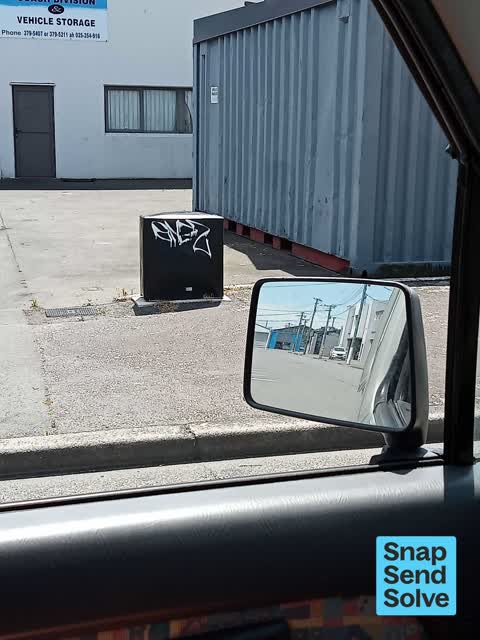 Graffiti somewhere else, a report photo