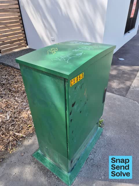 Graffiti somewhere else — a report photo