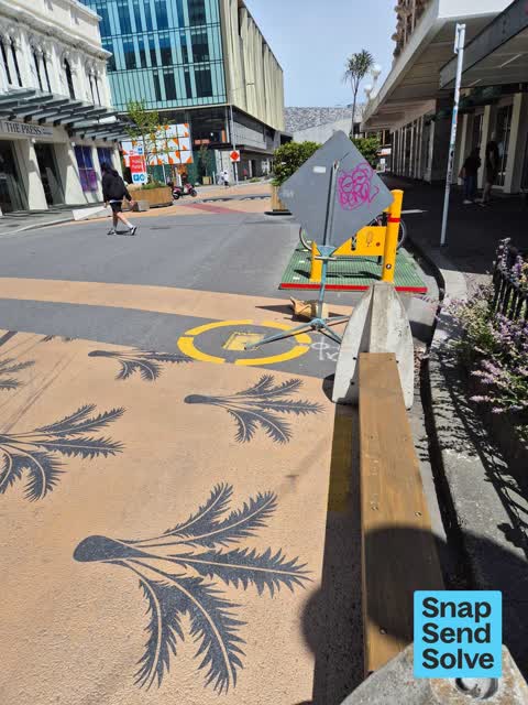 Graffiti somewhere else — a report photo