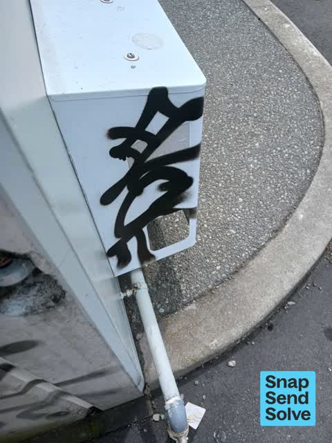 Graffiti somewhere else — a report photo