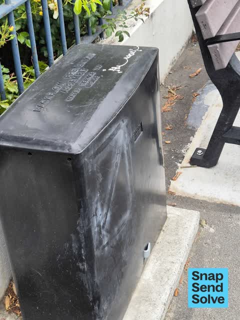Graffiti somewhere else, a report photo
