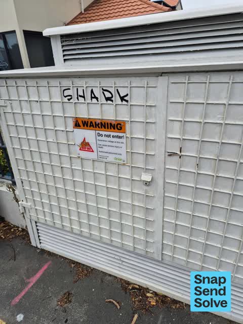 Graffiti somewhere else, a report photo