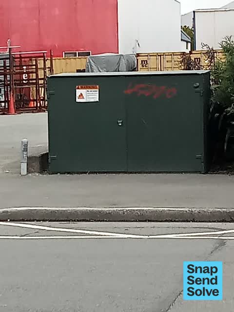 Graffiti somewhere else, a report photo