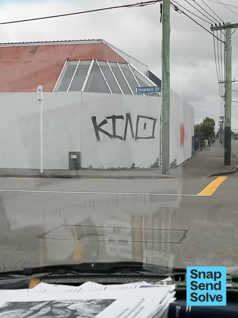 Graffiti somewhere else, a report photo