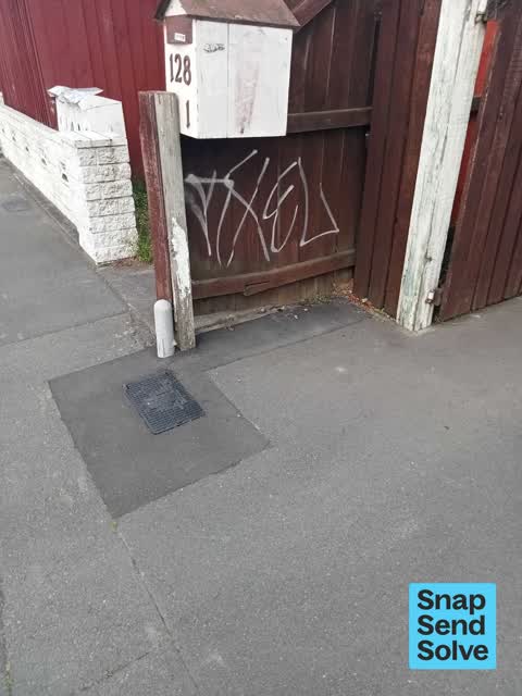 Graffiti somewhere else — a report photo