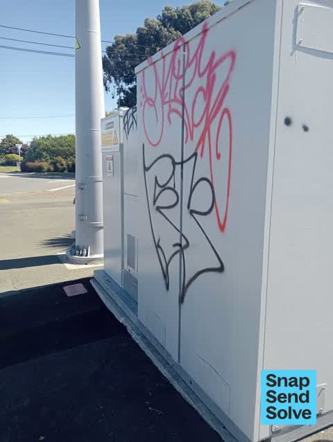 Graffiti somewhere else — a report photo