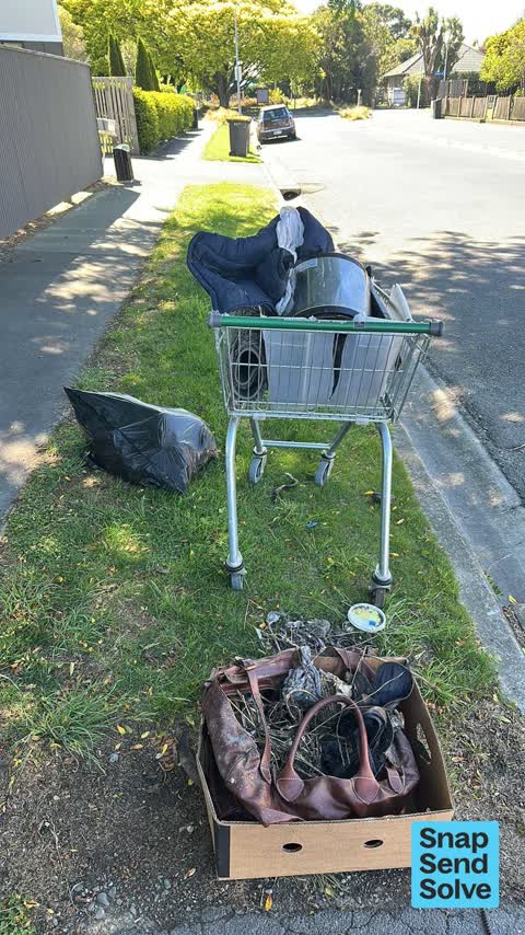 Dumped Rubbish, a report photo
