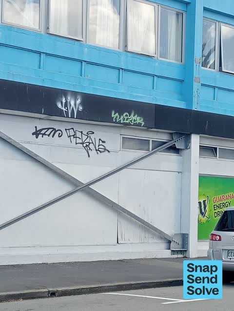 Graffiti somewhere else — a report photo