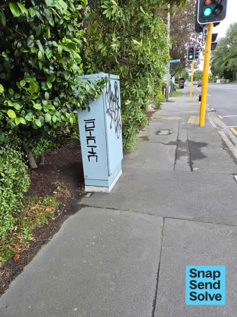 Graffiti somewhere else, a report photo