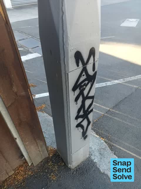 Graffiti somewhere else, a report photo