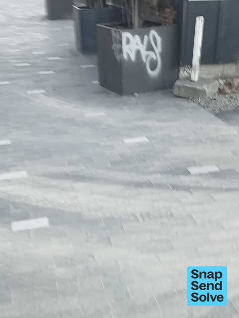 Graffiti somewhere else — a report photo
