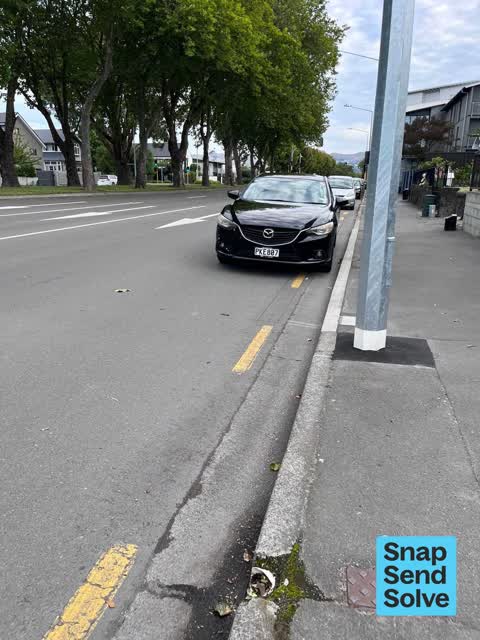 Hazard, vehicle, a report photo