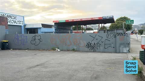 Graffiti somewhere else — a report photo