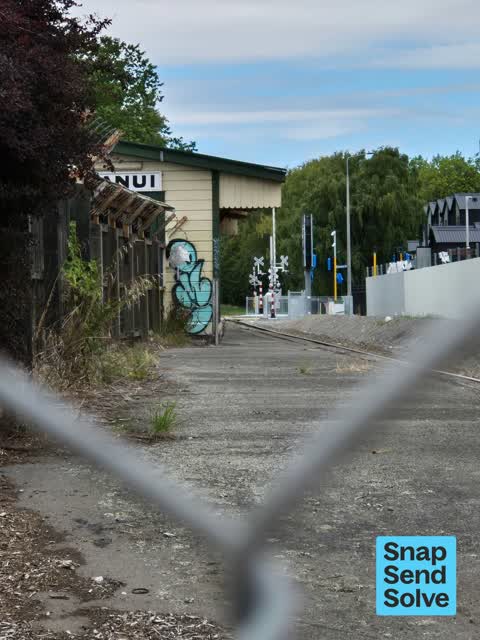 Graffiti somewhere else — a report photo