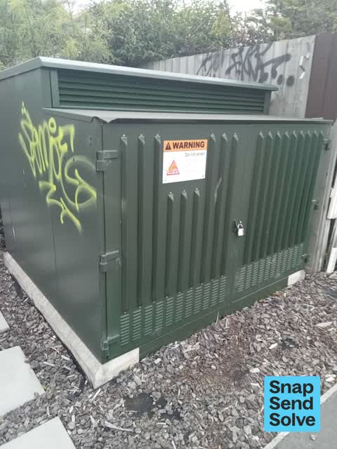 Graffiti somewhere else, a report photo
