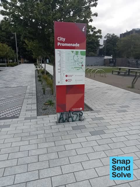 Graffiti somewhere else — a report photo