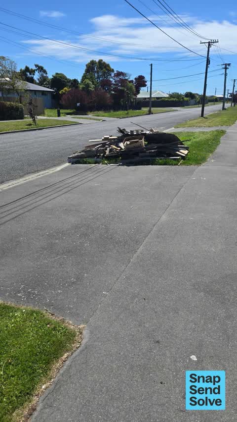 Dumped Rubbish, a report photo