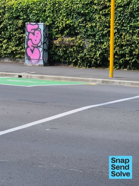 Graffiti somewhere else, a report photo