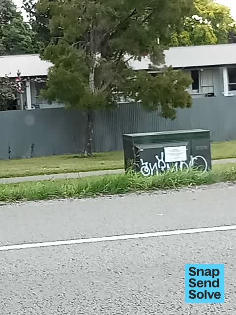 Graffiti somewhere else — a report photo