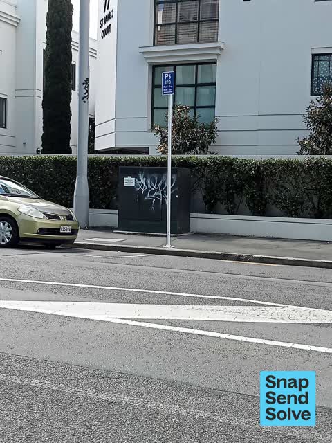 Graffiti somewhere else, a report photo