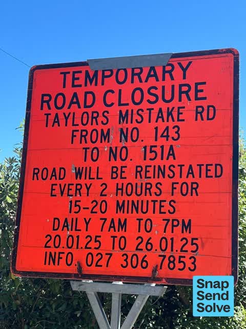 Road Signage, a report photo