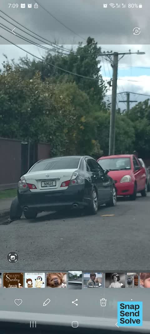 Hazard — vehicle — a report photo