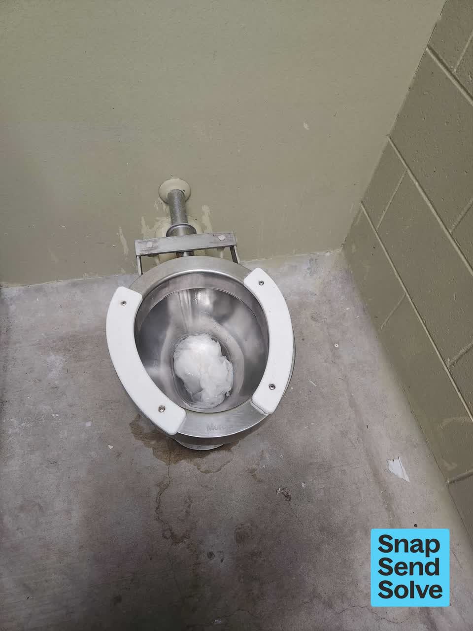 The photograph attached to this public toilet report
