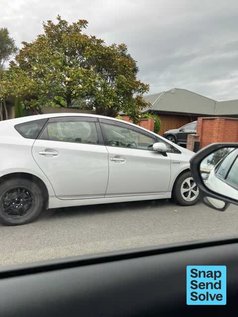 Hazard, vehicle, a report photo