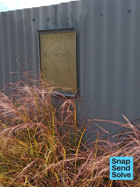 Graffiti somewhere else — a report photo