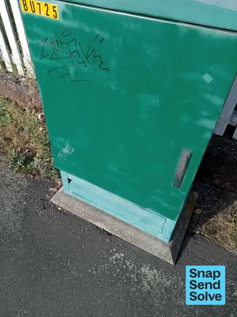 Graffiti somewhere else, a report photo