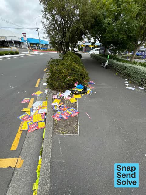Dumped Rubbish, a report photo