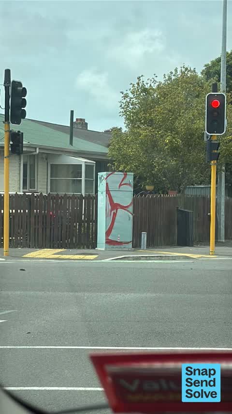 Graffiti somewhere else, a report photo