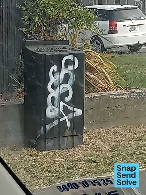 Graffiti somewhere else — a report photo