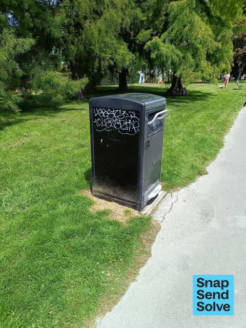 Graffiti somewhere else — a report photo