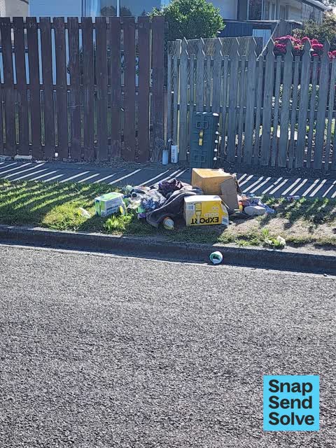 Dumped Rubbish, a report photo
