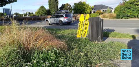 Poles and Signage - General, a report photo
