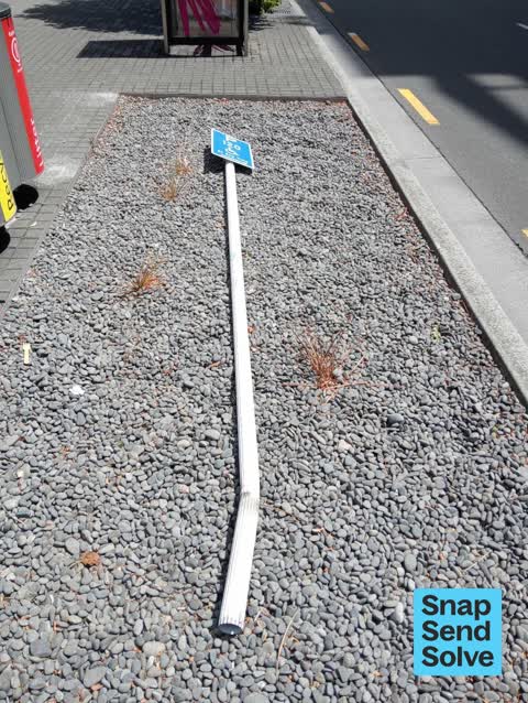 Damaged Street Sign — a report photo
