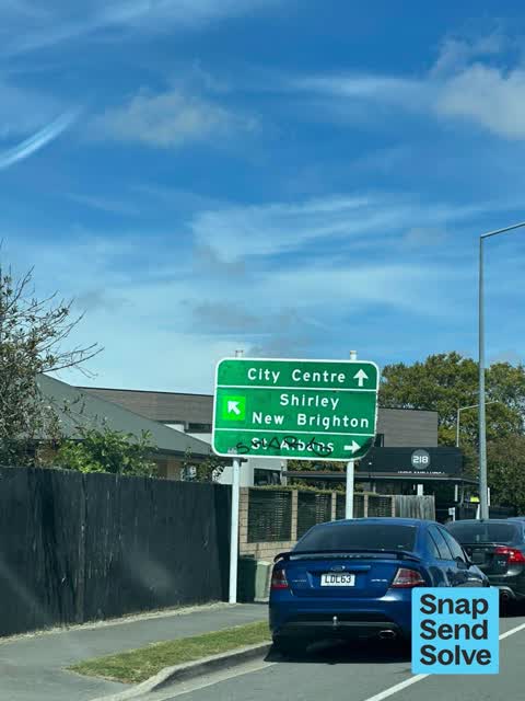 Damaged Street Sign, a report photo