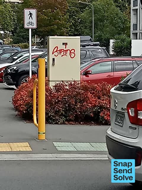 Graffiti somewhere else, a report photo