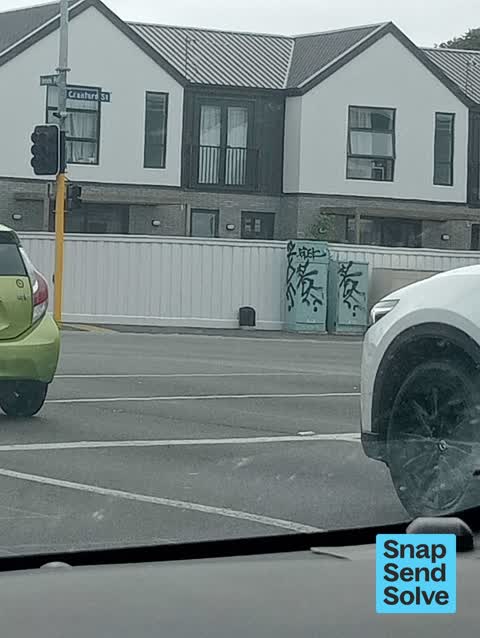 Graffiti somewhere else, a report photo