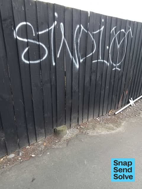 Graffiti somewhere else, a report photo