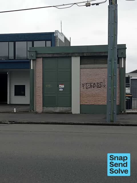 Graffiti somewhere else — a report photo