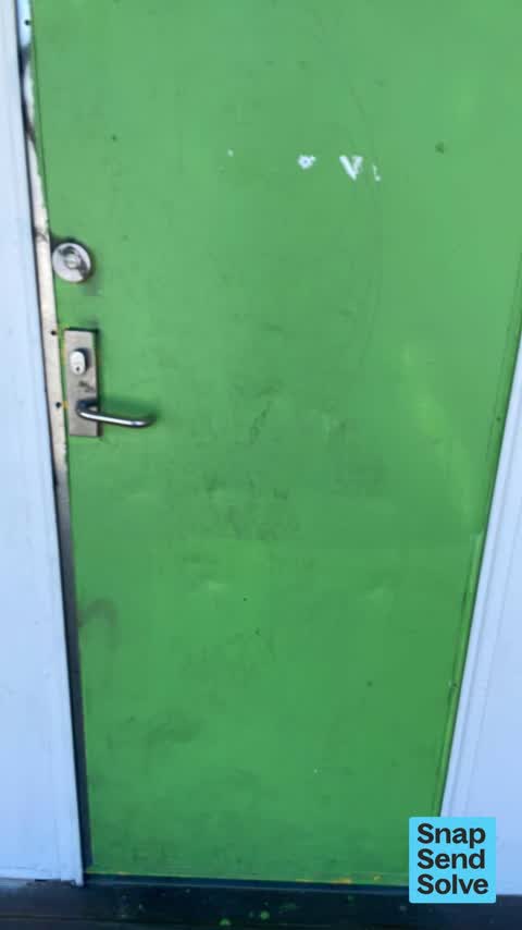 Graffiti on a fence, building or structure — a report photo