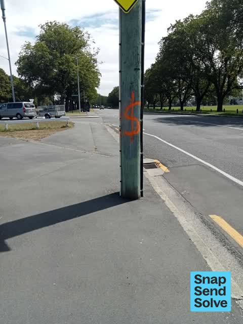 Graffiti somewhere else, a report photo