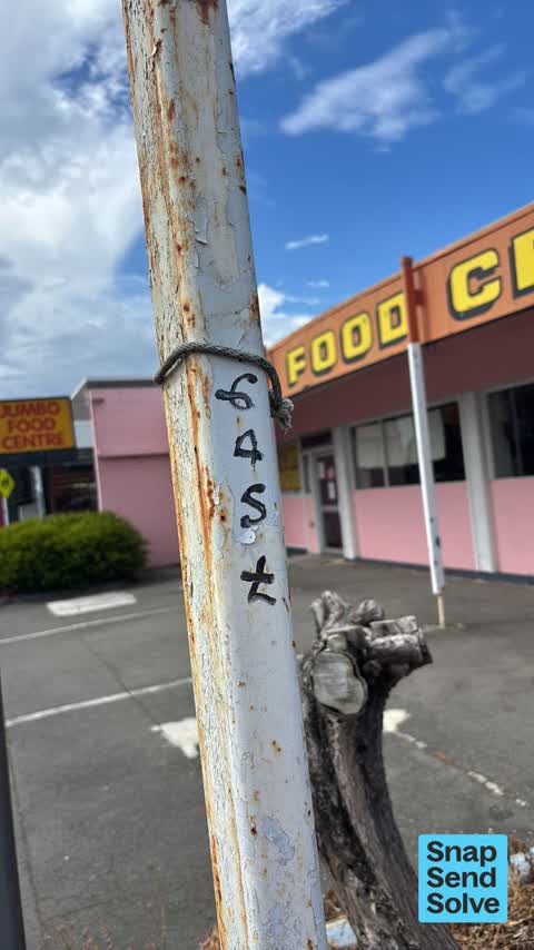 Graffiti on a sign, mural or public art — a report photo