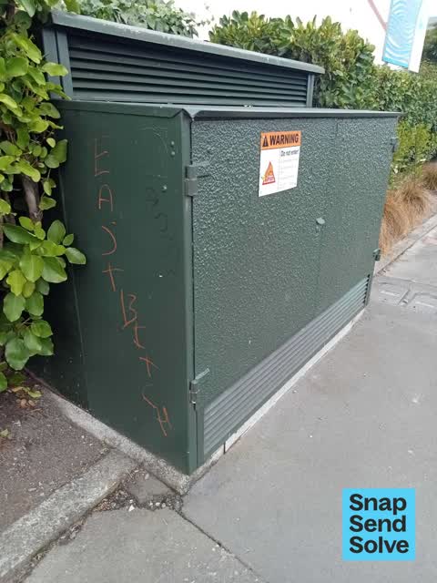 Graffiti somewhere else, a report photo