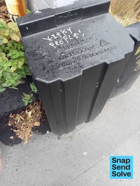 Graffiti somewhere else, a report photo